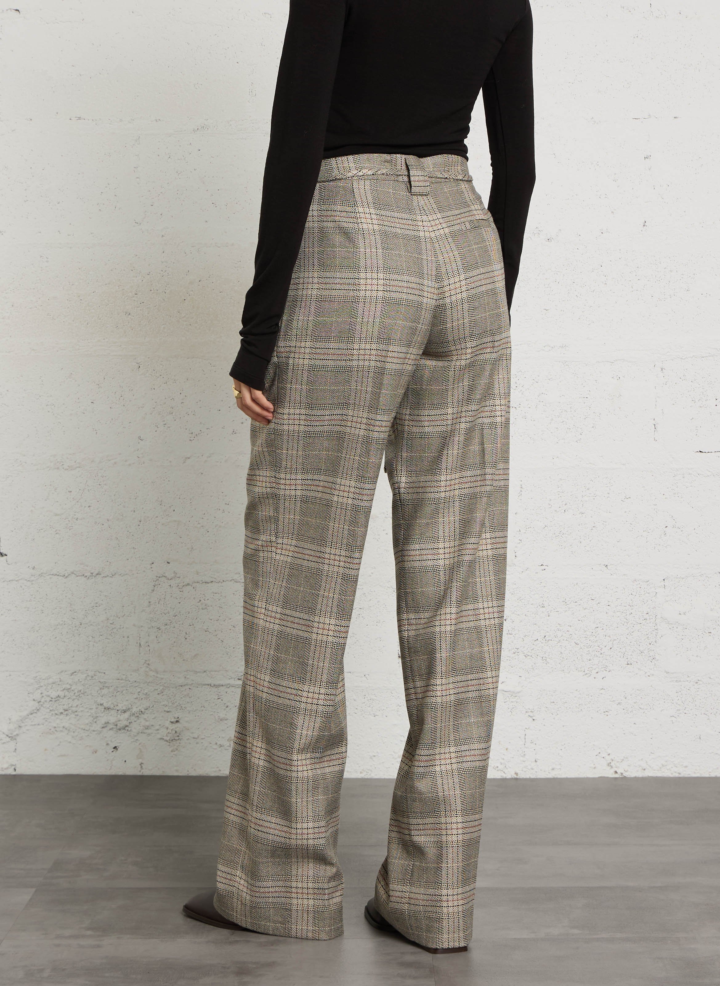 Printed straight-leg pants LIU JO Grey