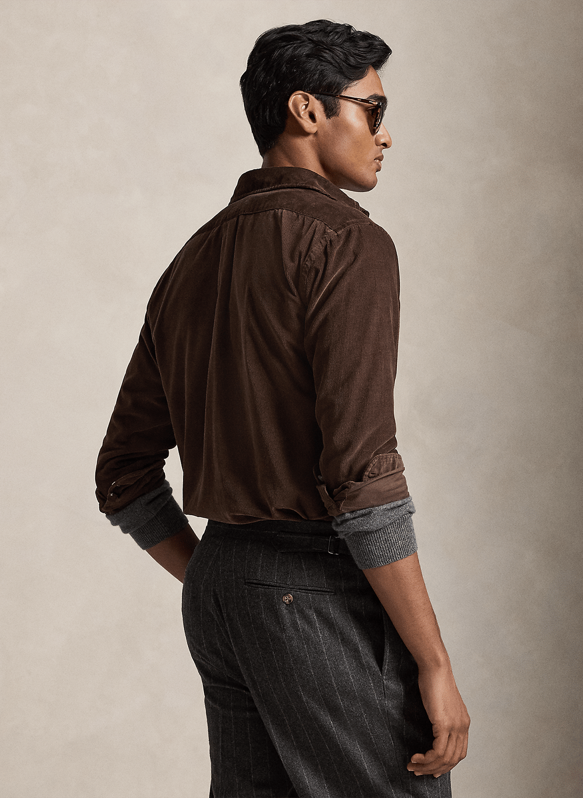 Cordhemd mit Button-Down-Kragen, Regular Fit POLO RALPH LAUREN Braun