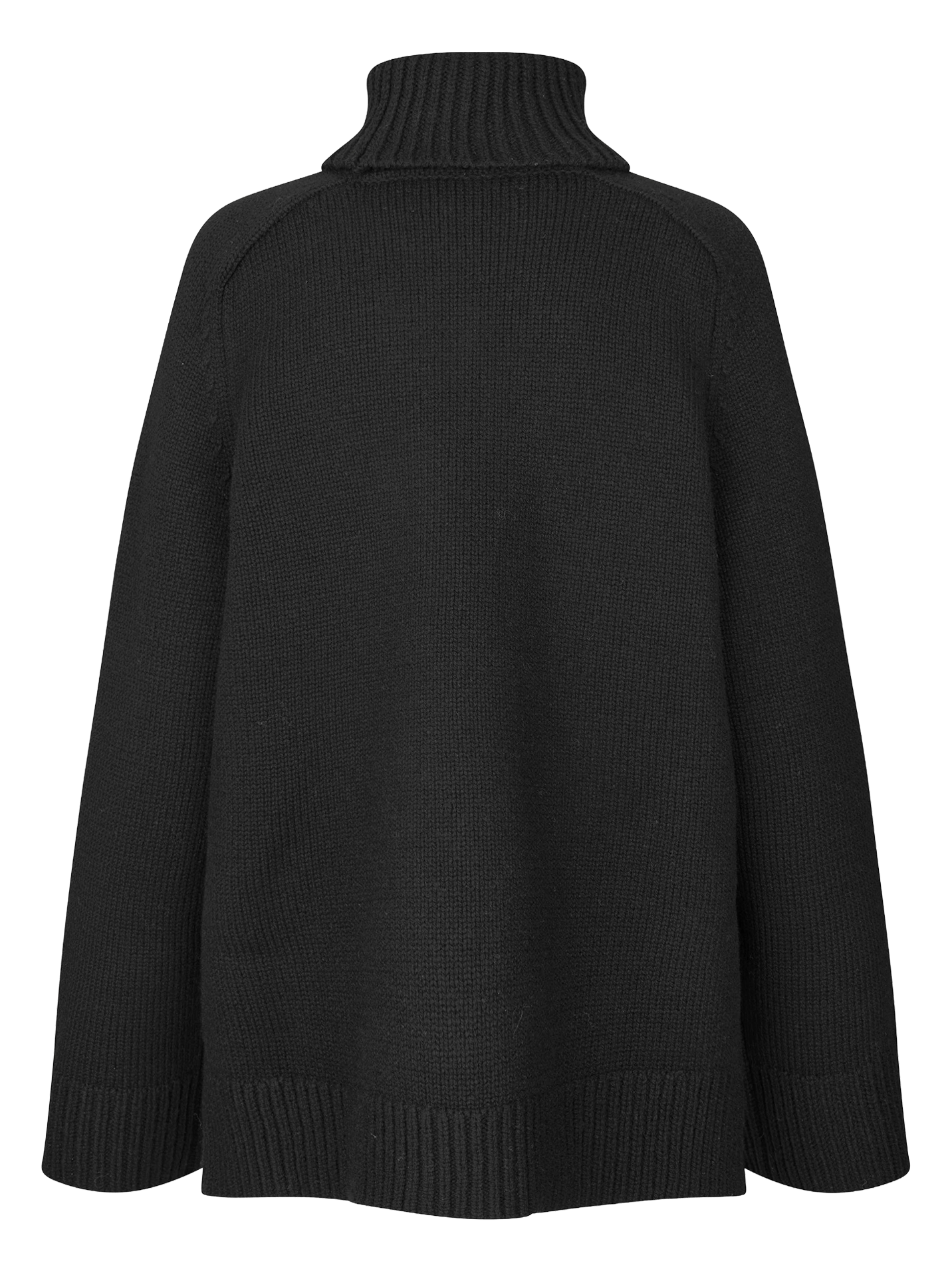 Pull ample col roulé en laine mélangée SAMSOE SAMSOE Noir