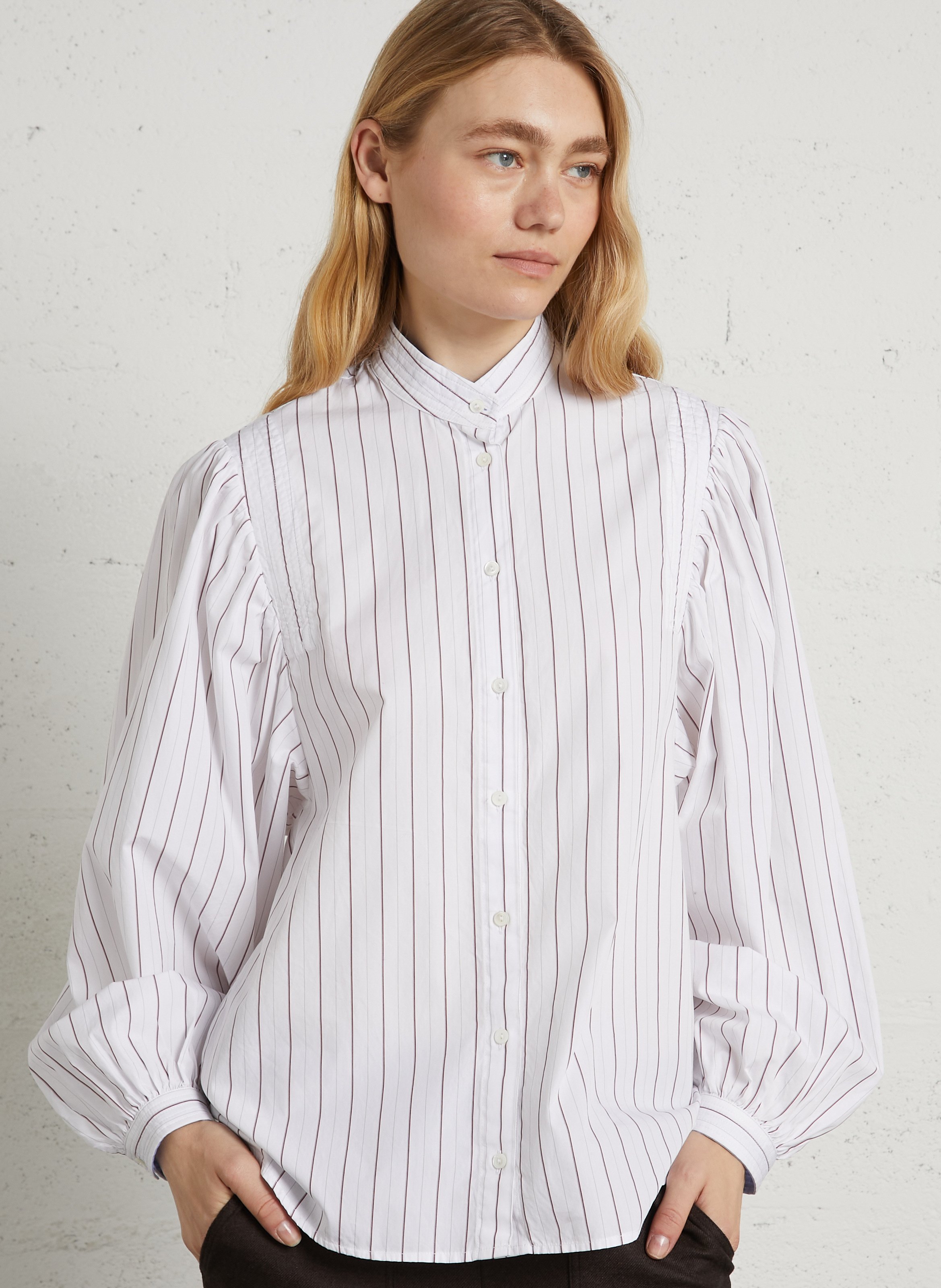 Striped shirt DIEGA White