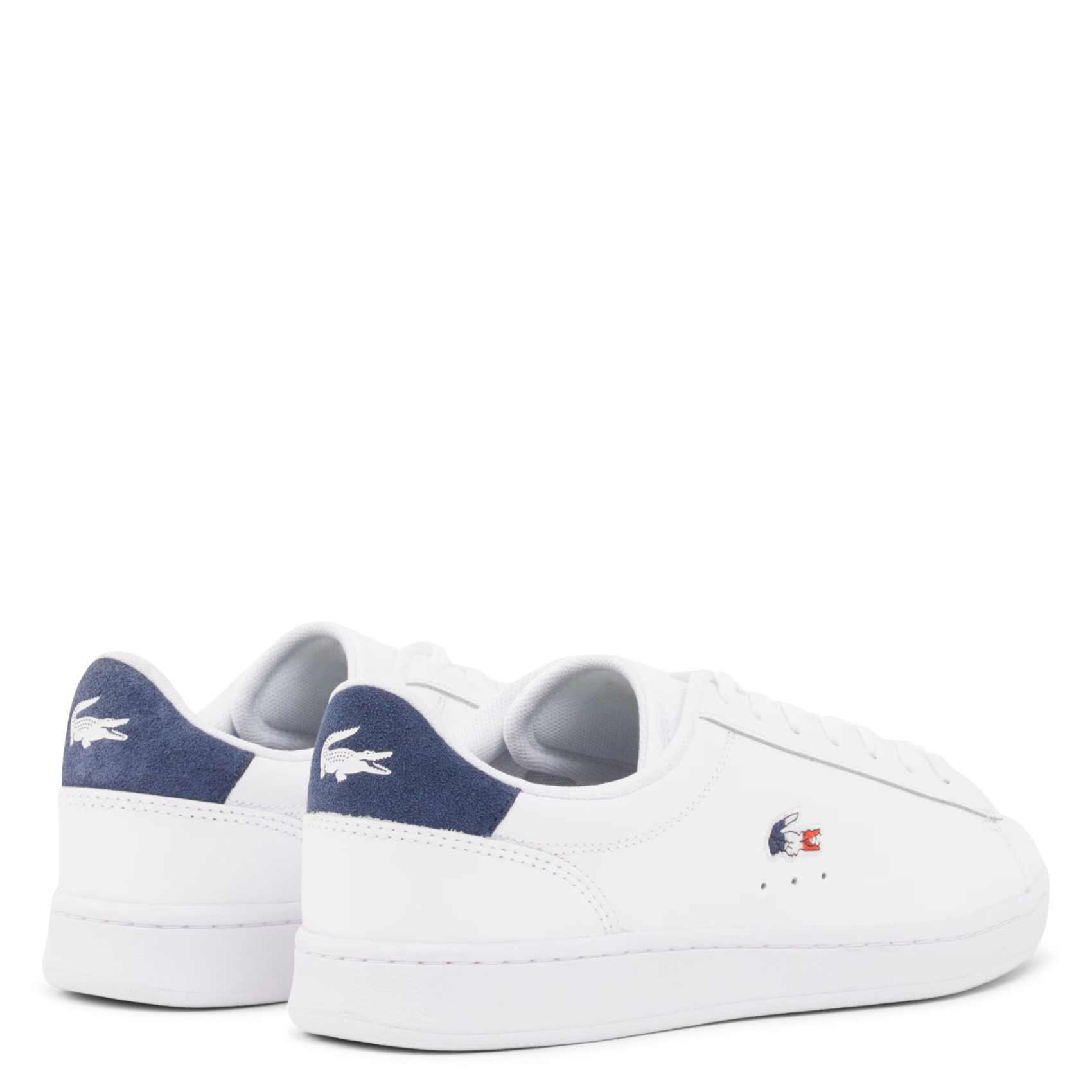 Baskets basses en cuir LACOSTE Multicolore