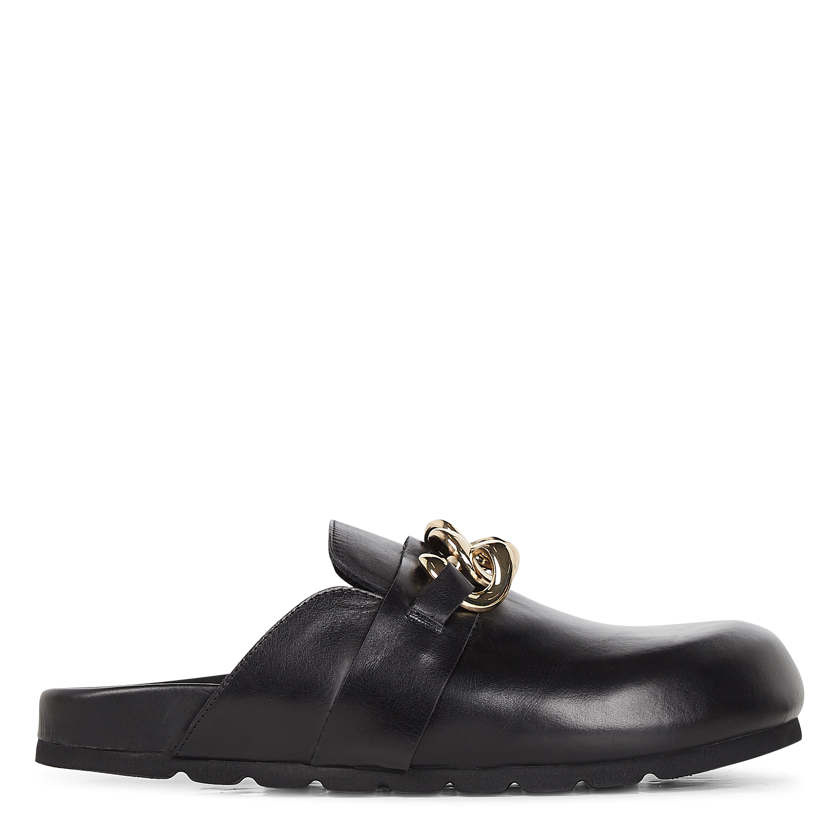 Leren klompen ALOHAS Zwart
