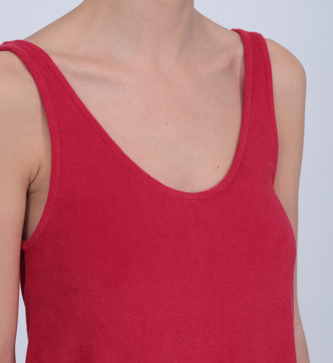 Terry cloth dress GILI'S Red