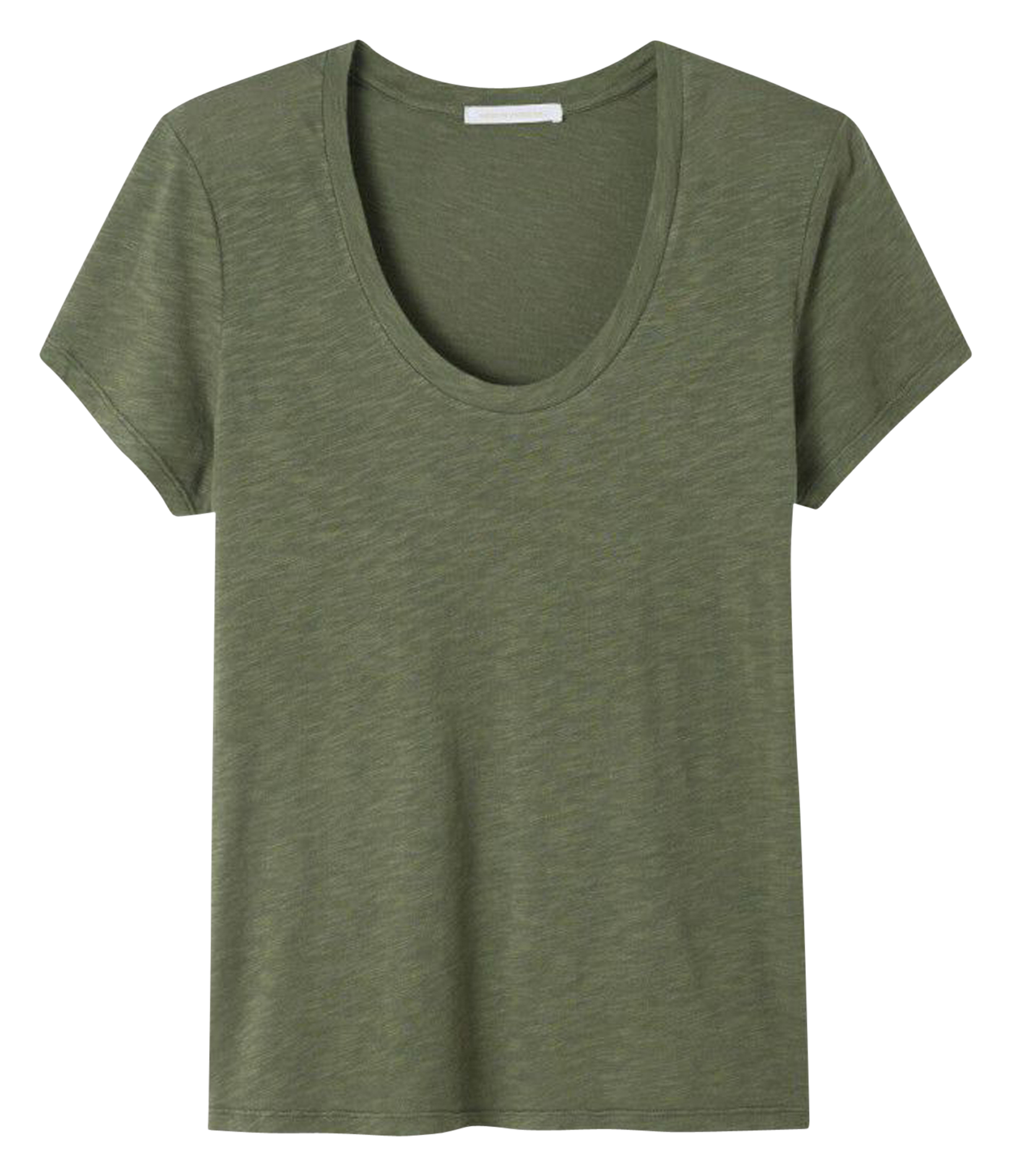 Gestreept T-shirt in marinelook met lange mouwen AMERICAN VINTAGE Groen