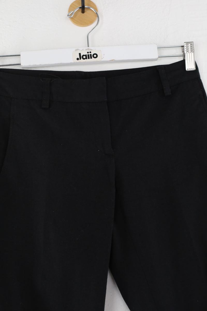 Slim cotton trousers THEORY - Seconde Main Black