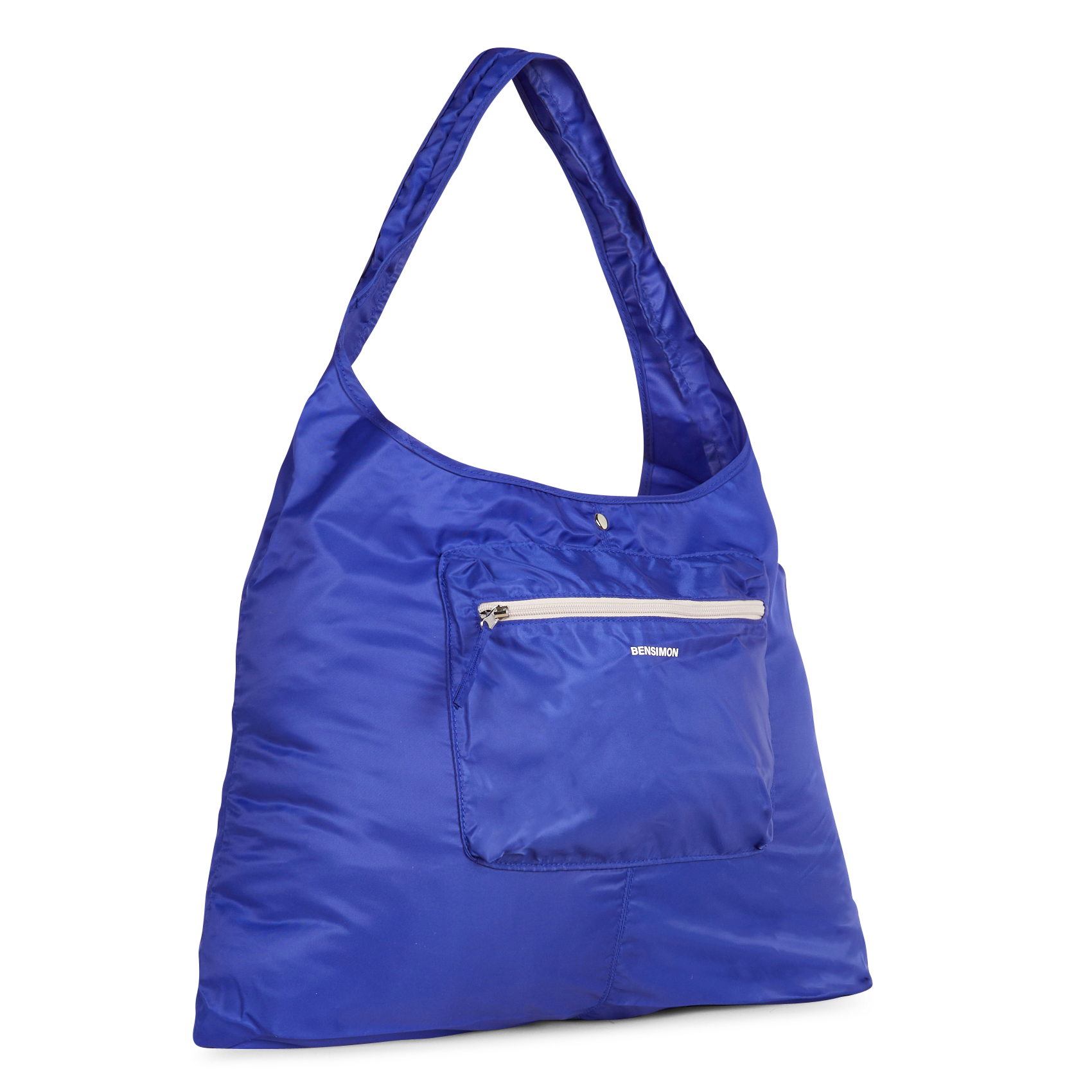 Block color shopping bag Bleu vif Bensimon Women Place des