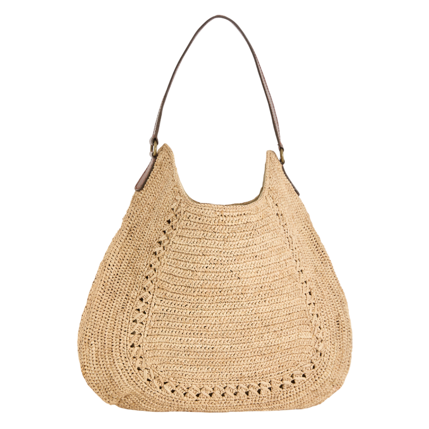 Schultertasche aus Bast IBELIV