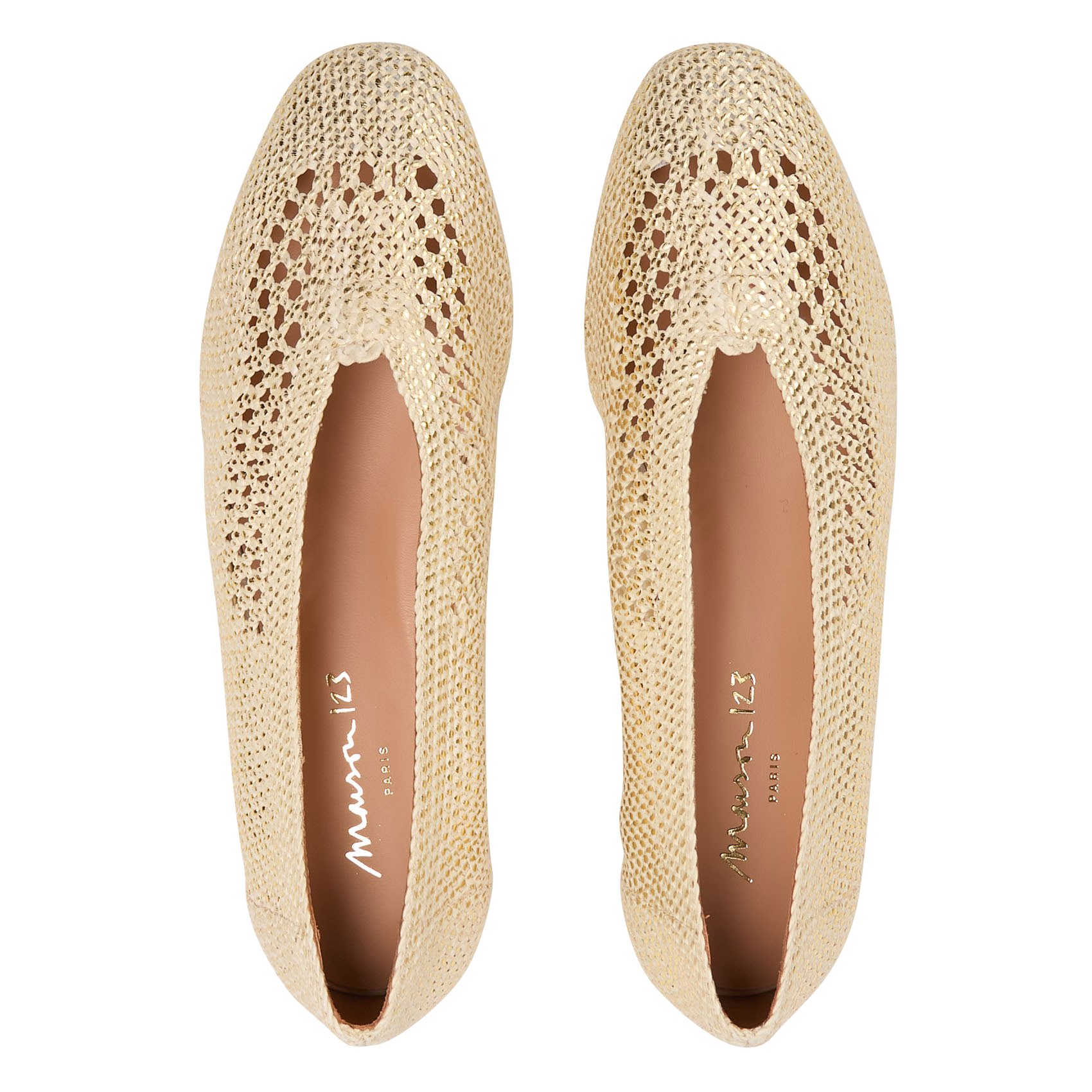 Strohoedjes Goudkleurig