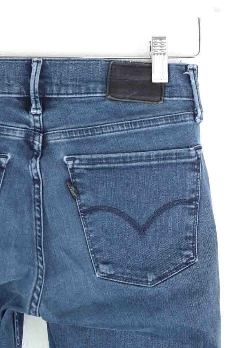 Cotton skinny jeans LEVI'S - Seconde main Blue