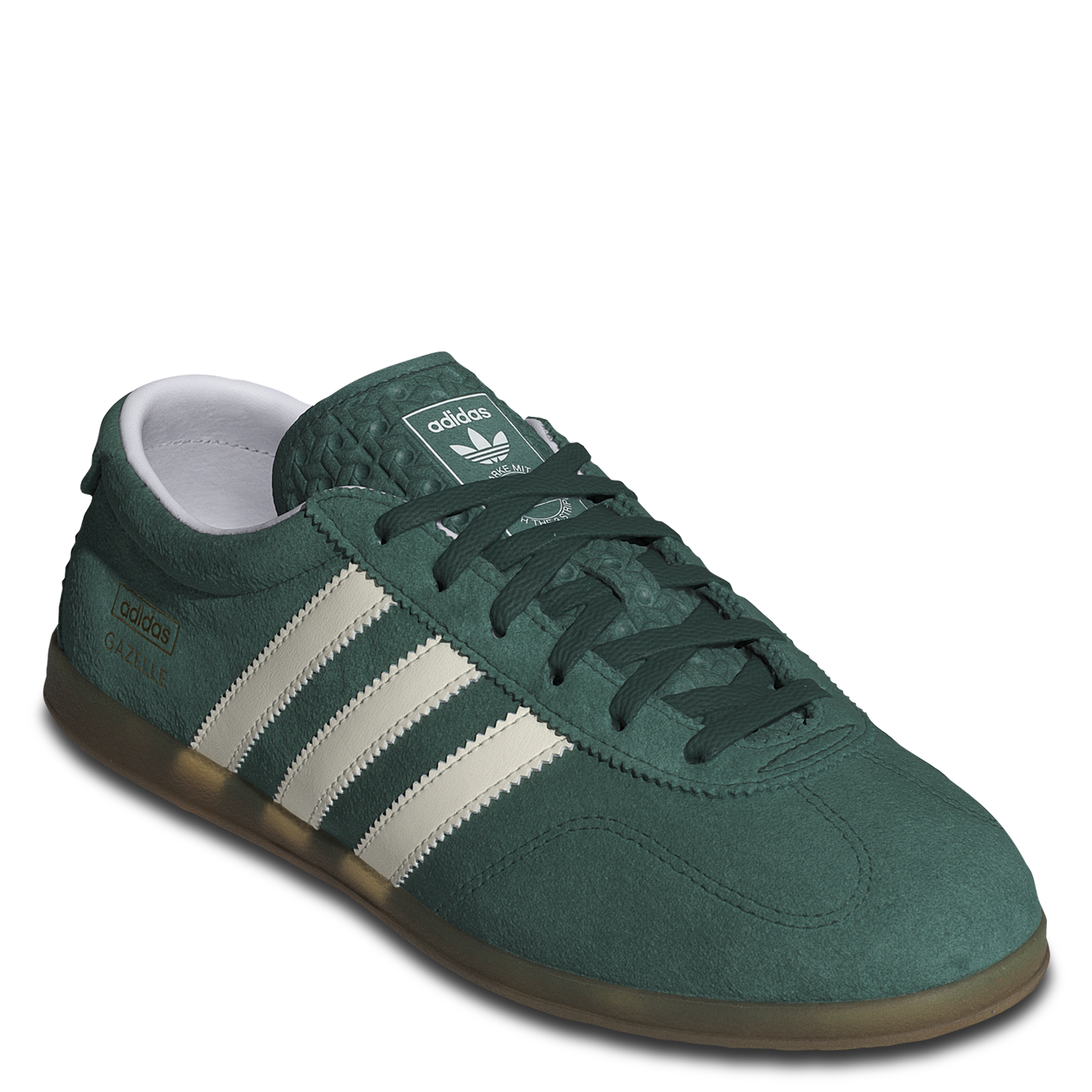 Suede leather low-top sneakers ADIDAS Green