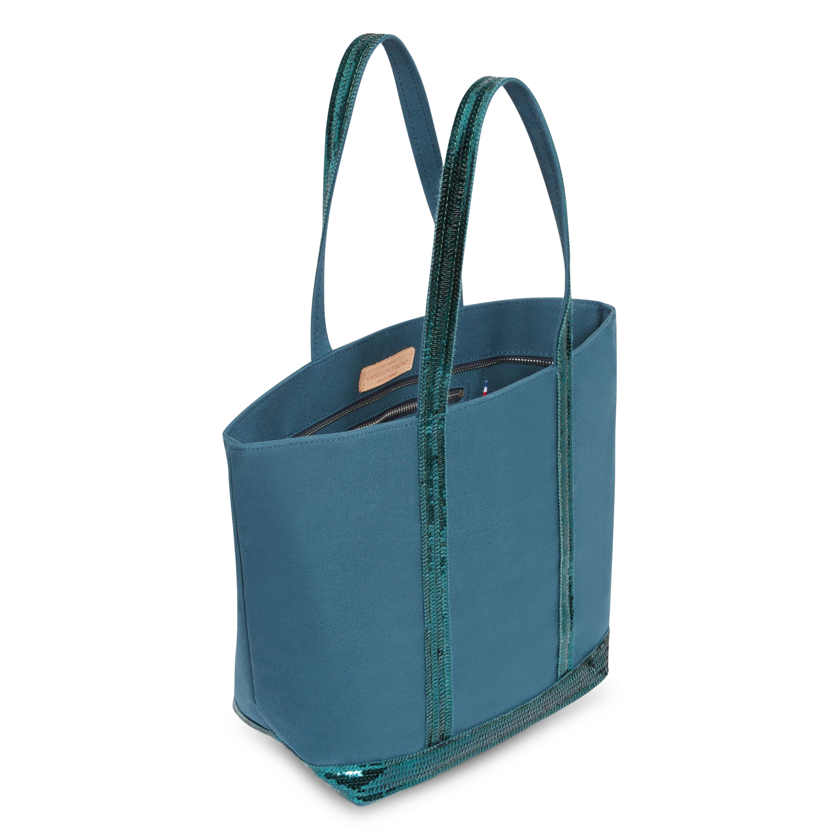 Sac cabas en coton VANESSA BRUNO Vert