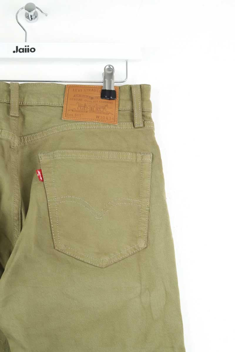 Cotton straight jeans LEVI'S - Seconde main Khaki
