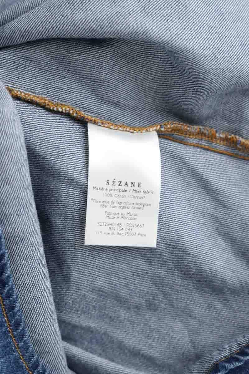 Cotton shirt SEZANE - Seconde main Blue