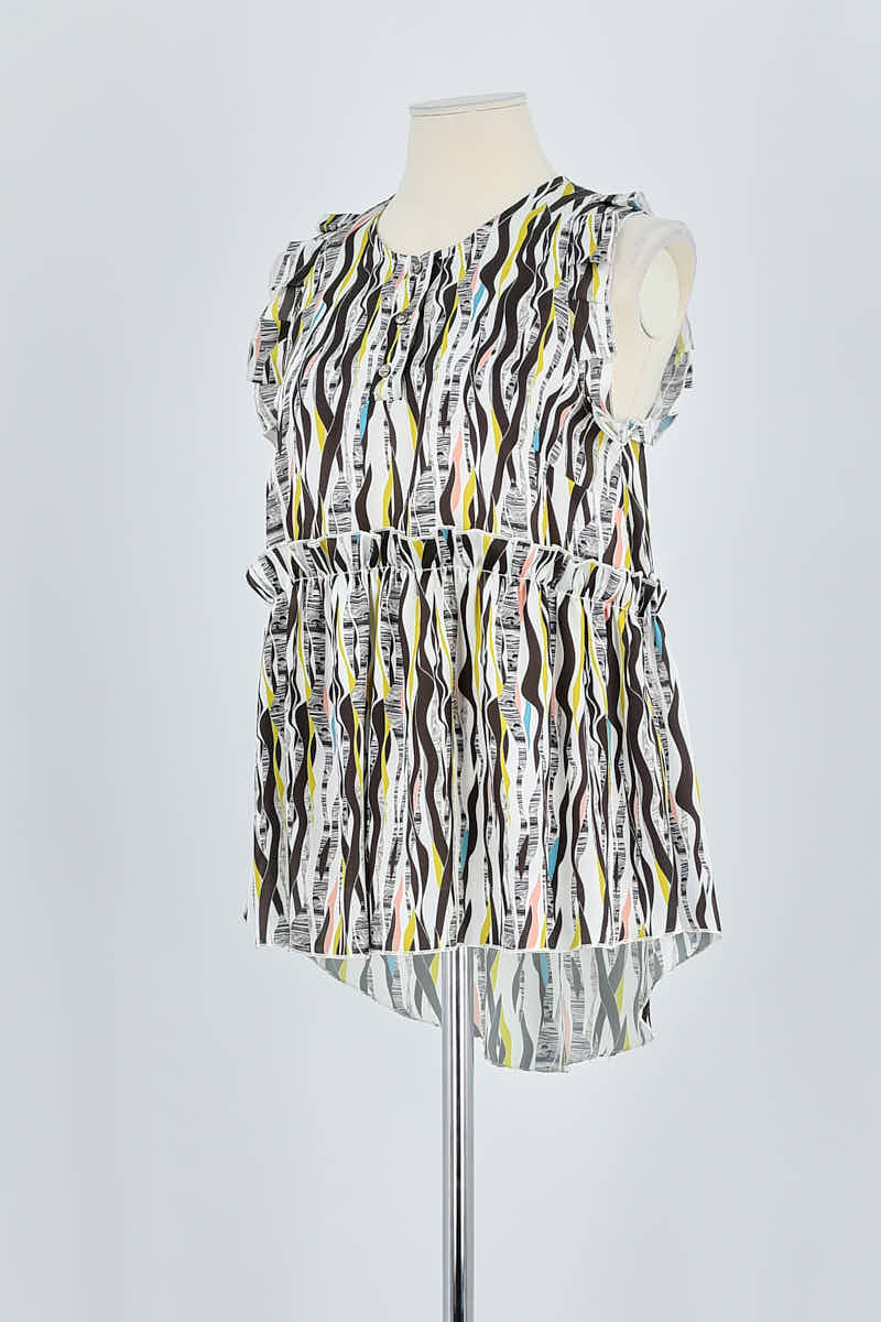 Azawood sleeveless top HEIMSTONE - Seconde Main White