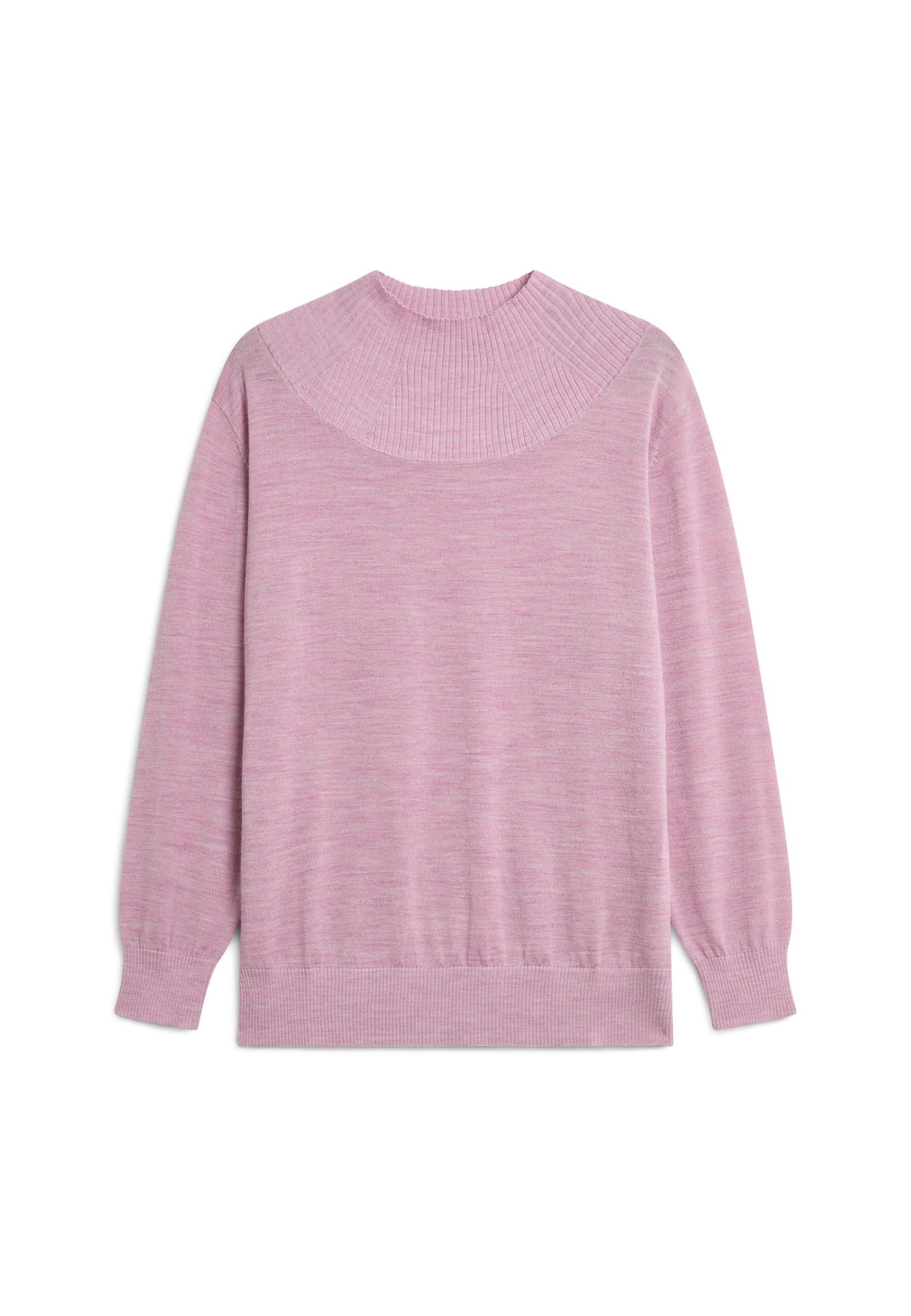 High-neck merino wool sweater RODIER Pink