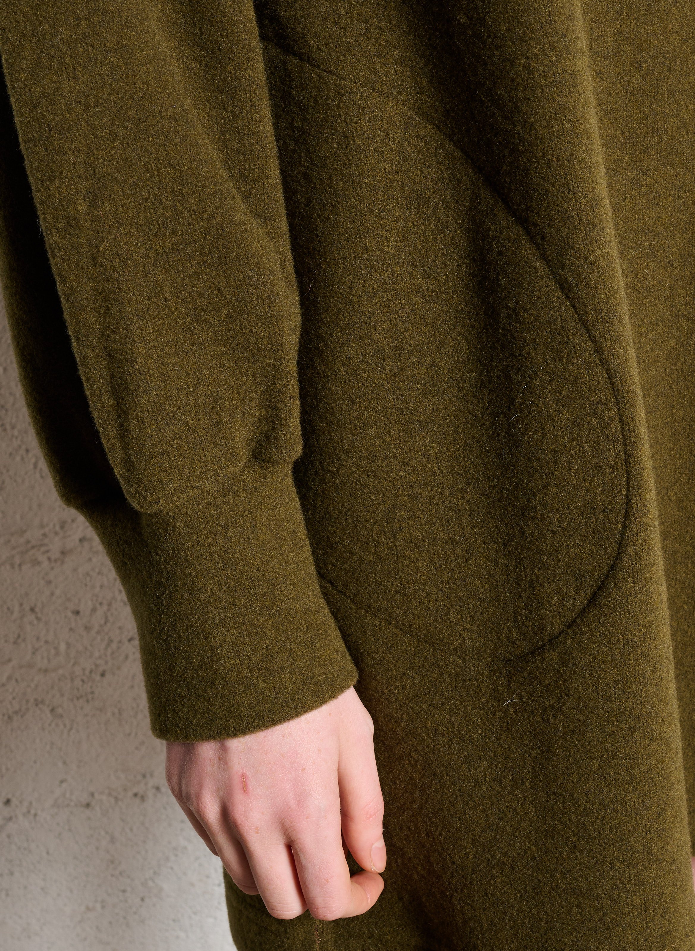 Robe courte ample unie BENSIMON Kaki