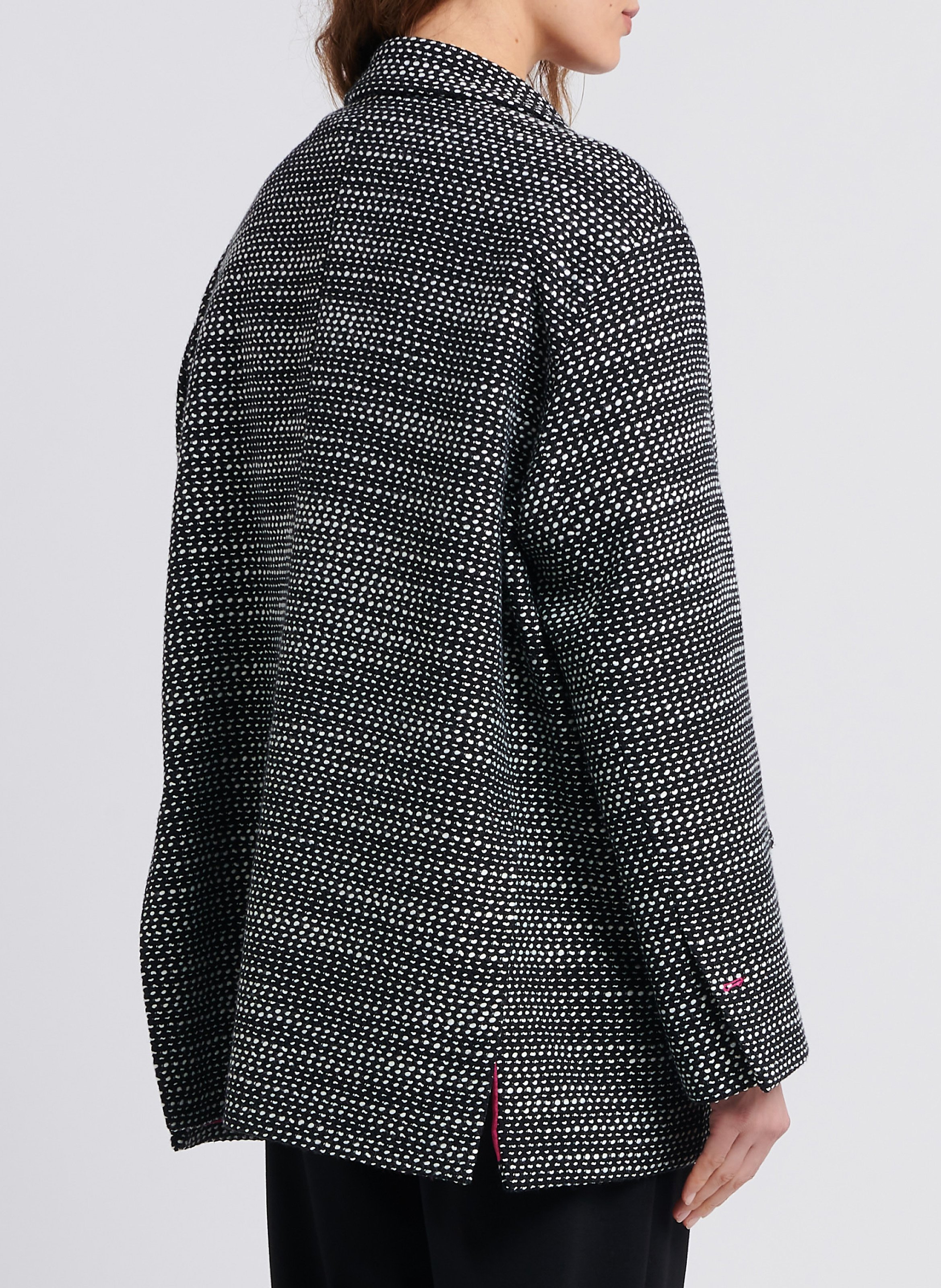 Blazer oversize en coton mélangé  IMPERIAL Noir