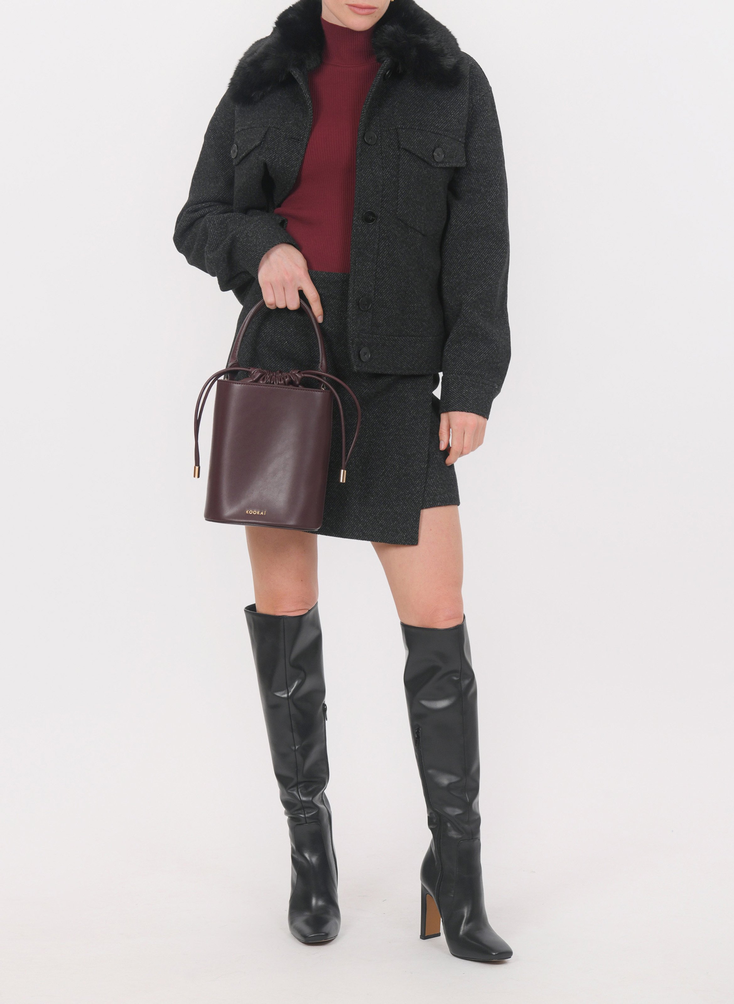 Jack met klassieke kraag KOOKAI Grijs