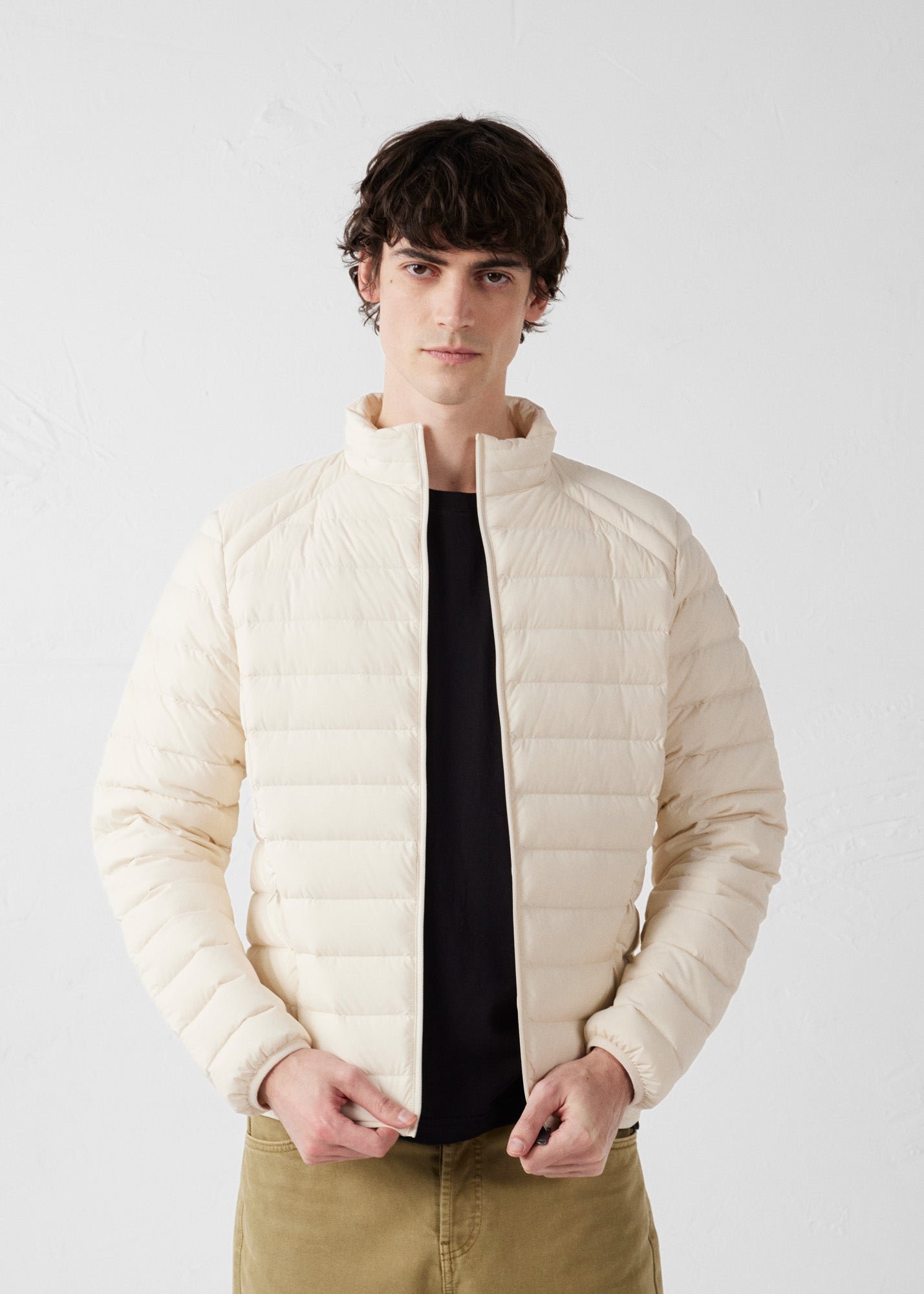 Stretch light down jacket Aragon JOTT White
