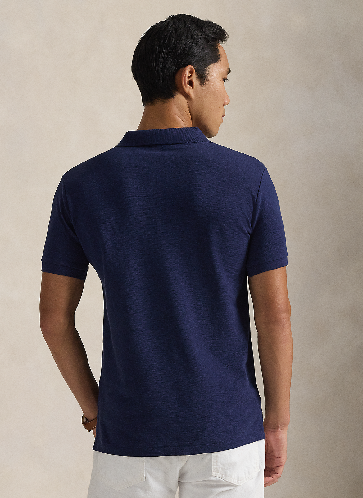 Slim-fit polo van piquékatoen POLO RALPH LAUREN Blauw
