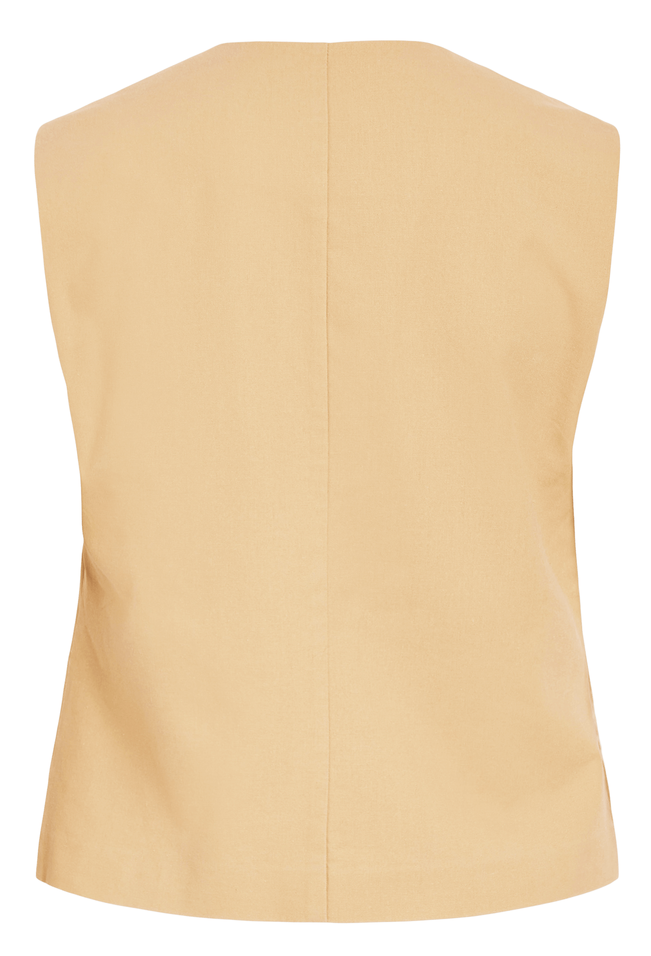 Veste col V  VILA Marron