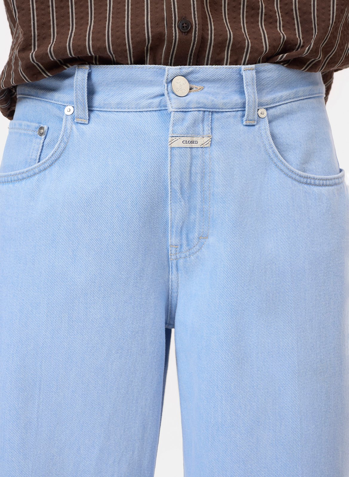 Weit geschnittene Jeans - aus Baumwolle CLOSED Blau