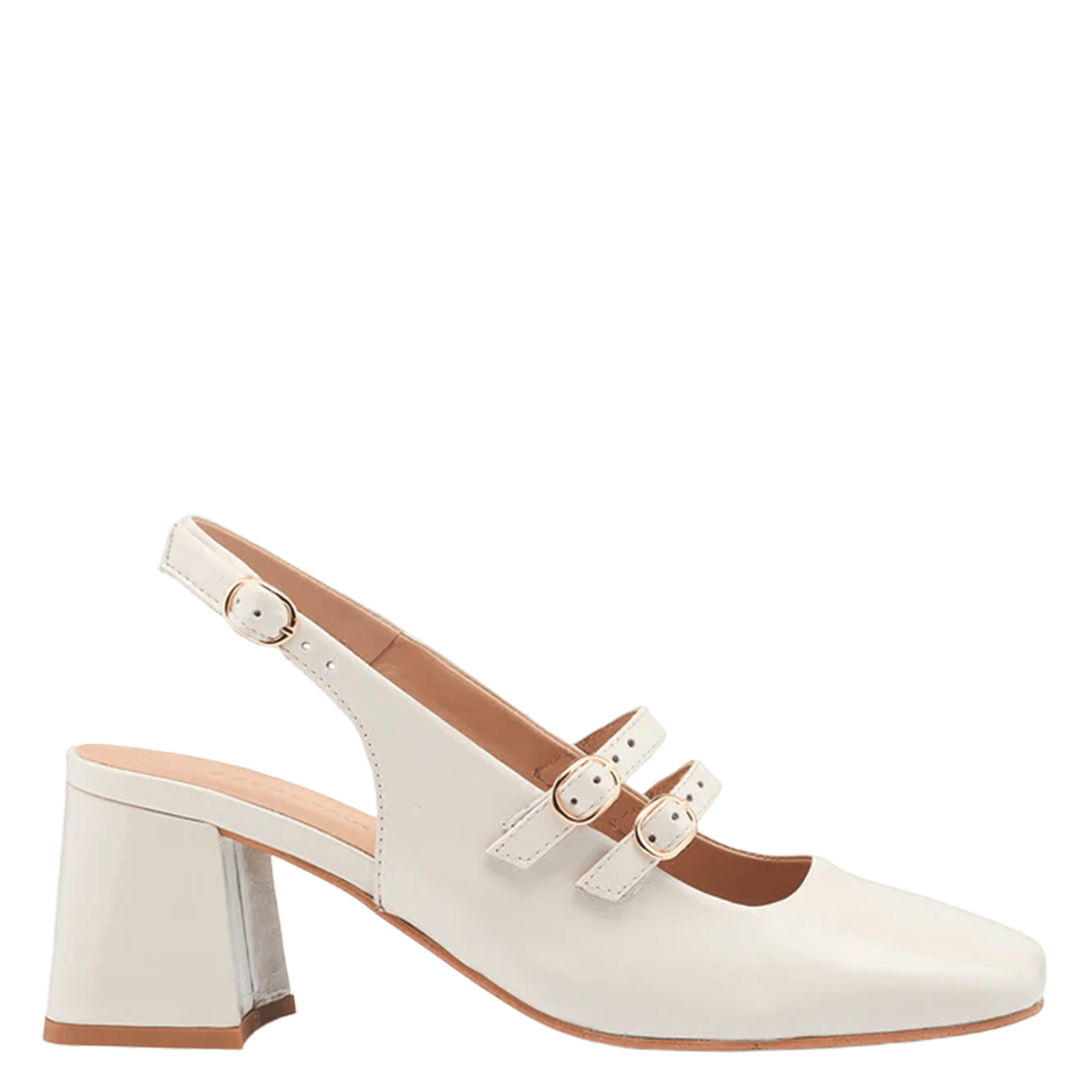 Riemchenpumps aus Lackleder COSMOPARIS