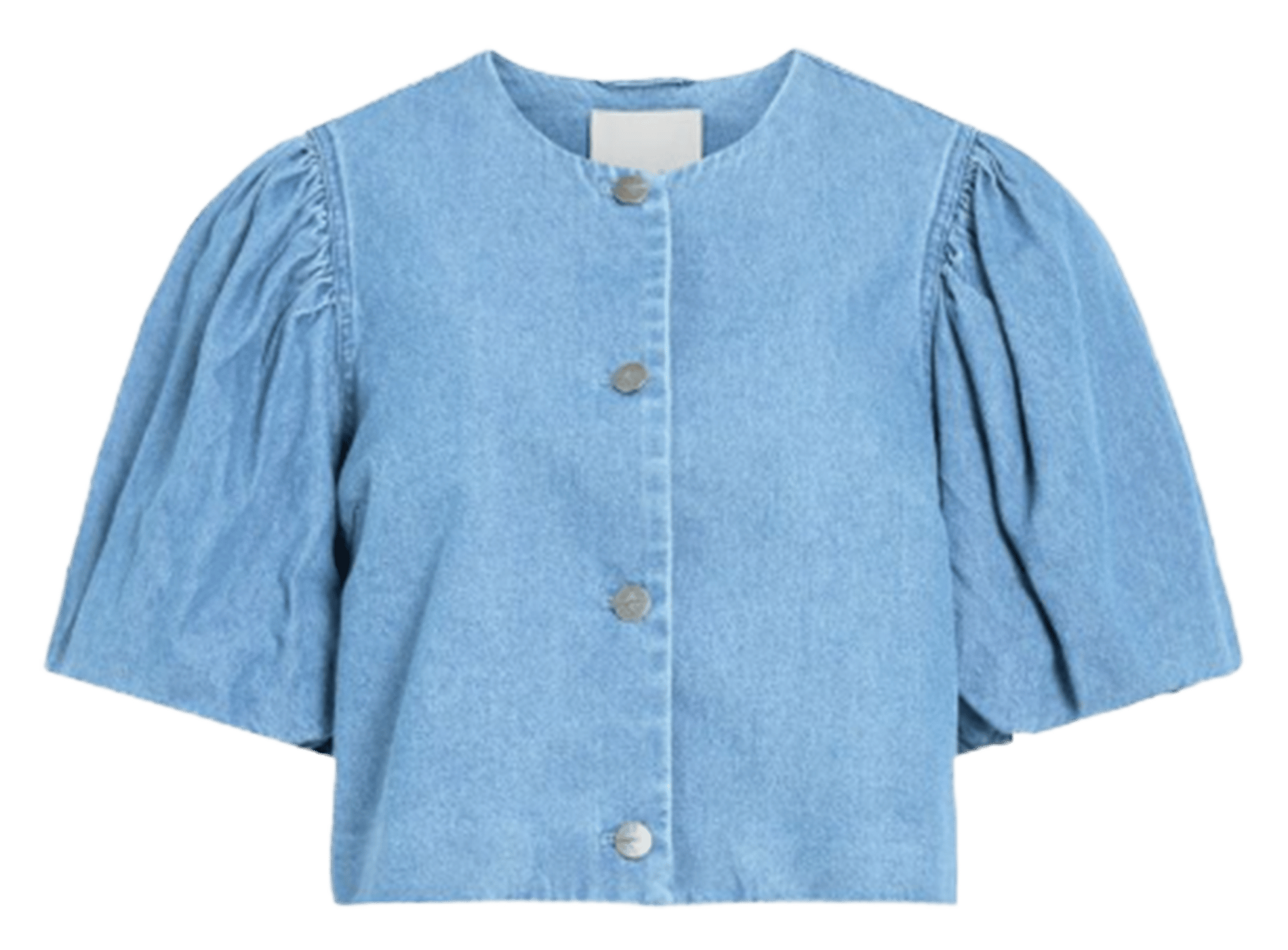 Chemise courte droite ROUGE EDIT Bleu