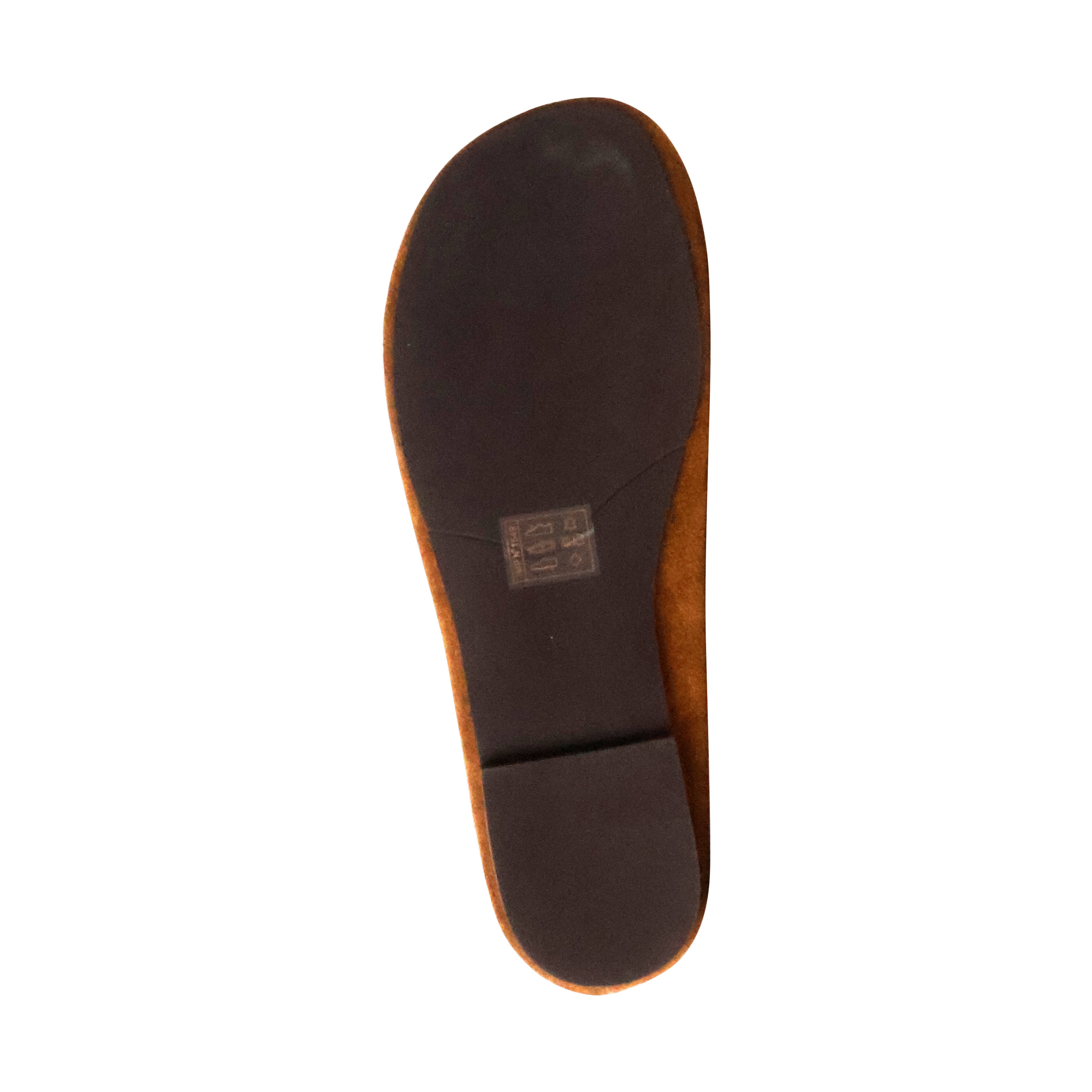 Lena leather ballerina flats EMILIE KARSTON Brown
