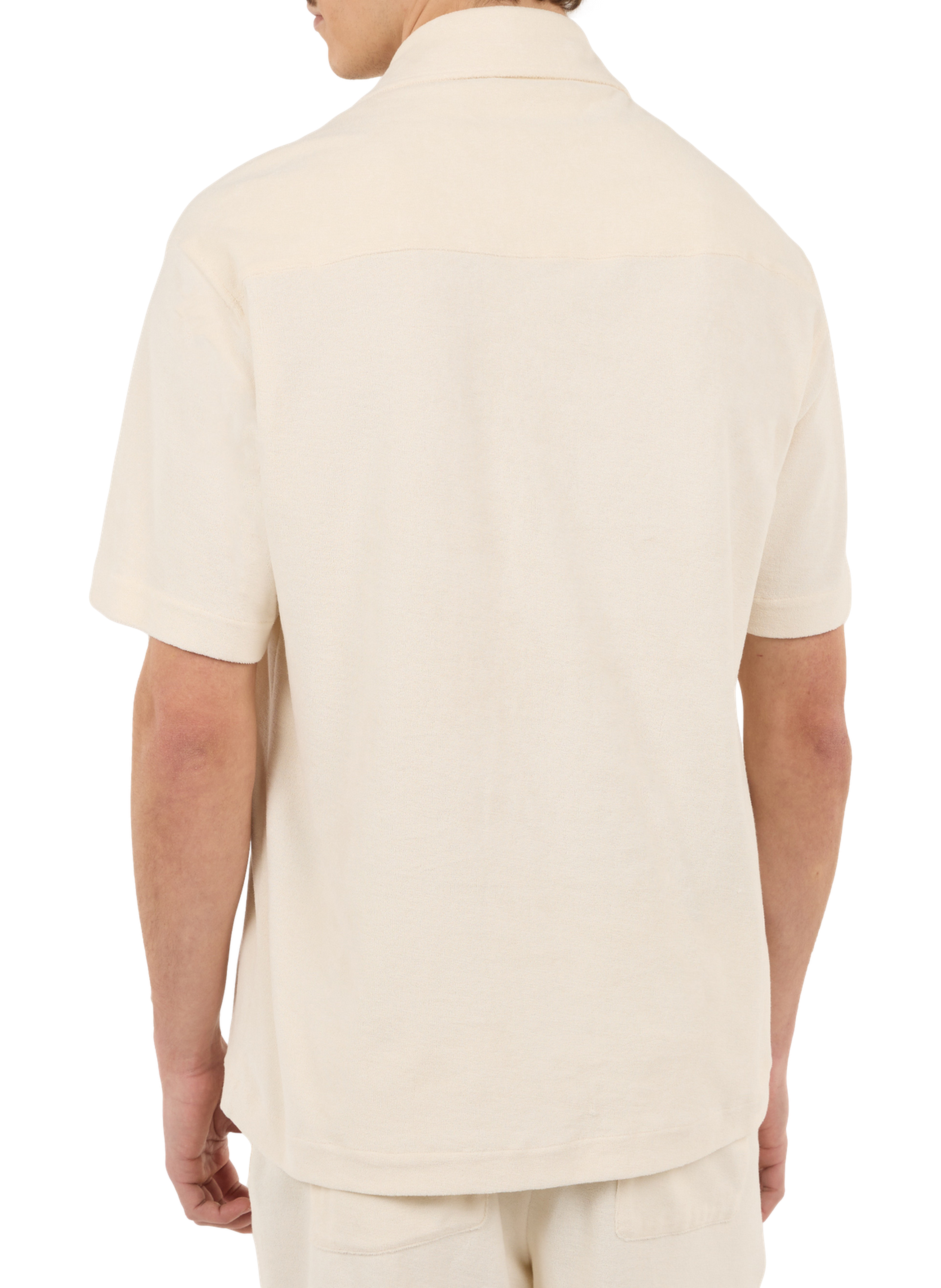 Cotton shirt with classic collar SAISON 1865 Beige
