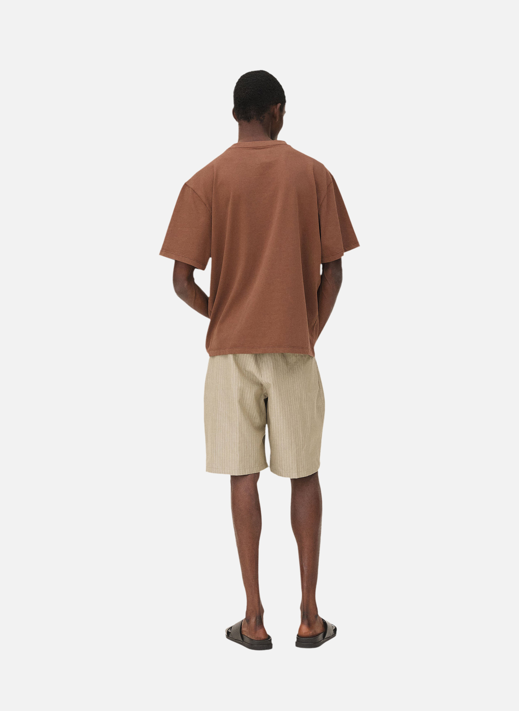 Oversized t-shirt GUMI MOCHA Noyoco Brown