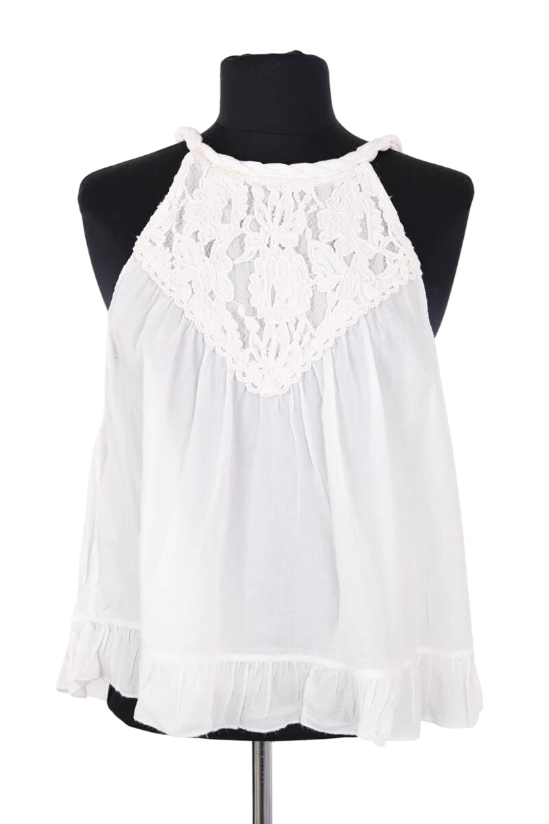 Azawood sleeveless top LOUISE MISHA - Seconde Main White