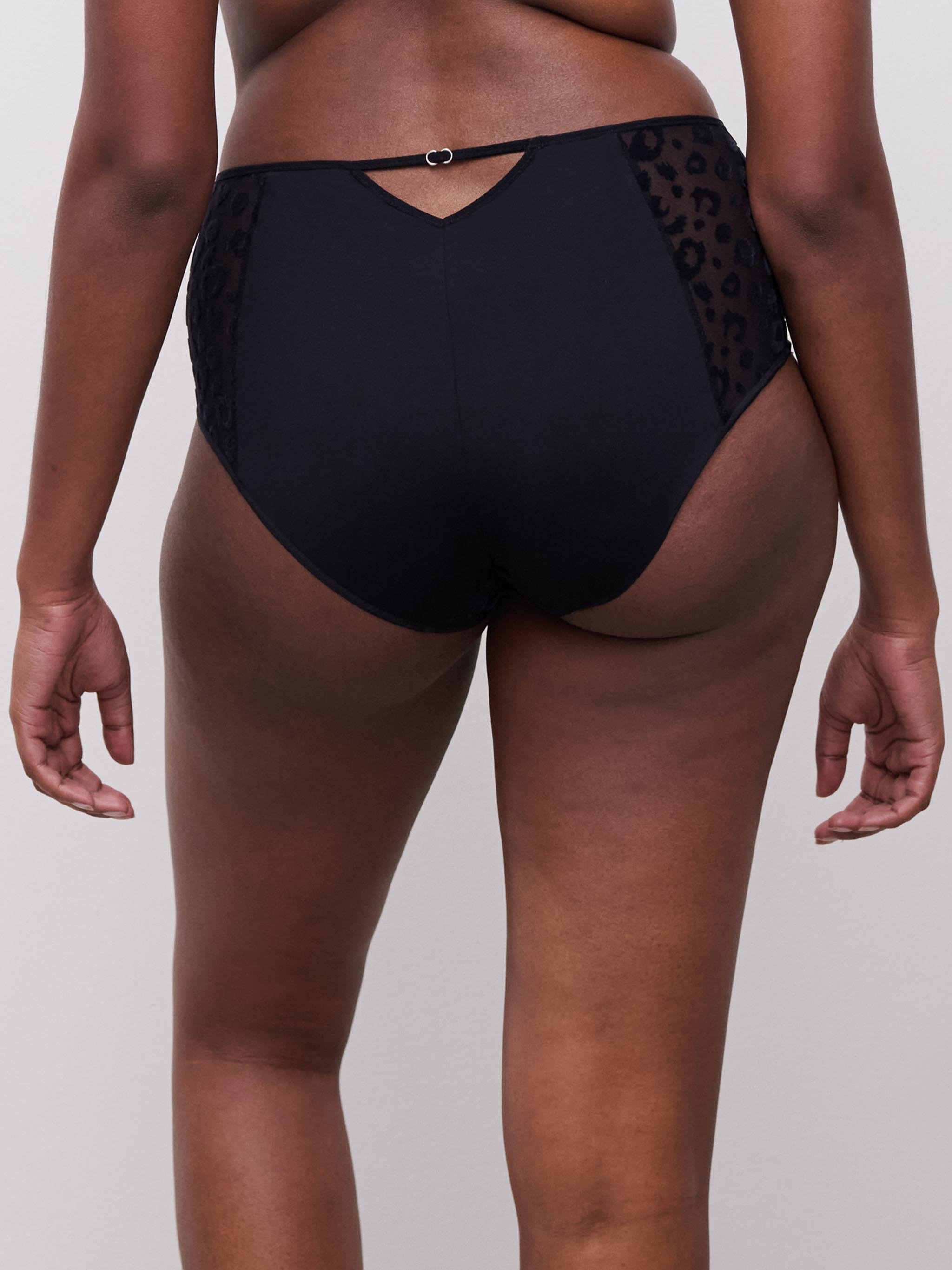 High-waisted panties CHANTELLE PULP Black