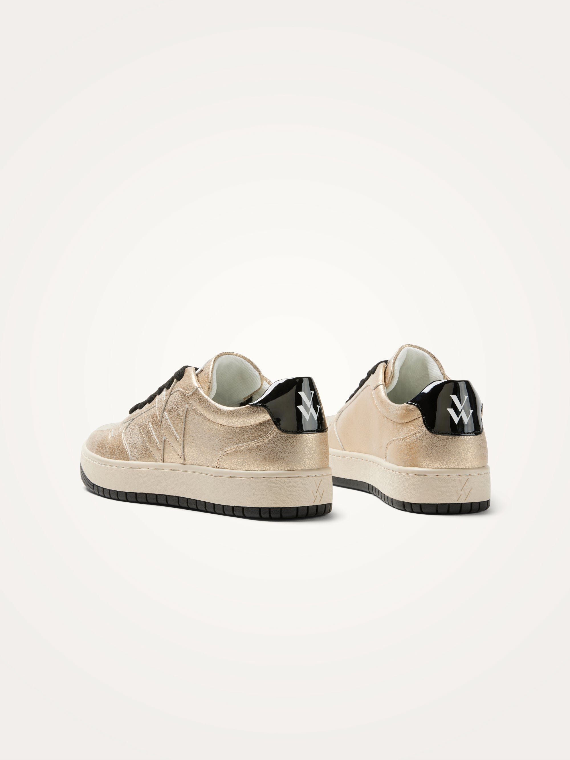 Monogram thick sole sneakers VANESSA WU Golden