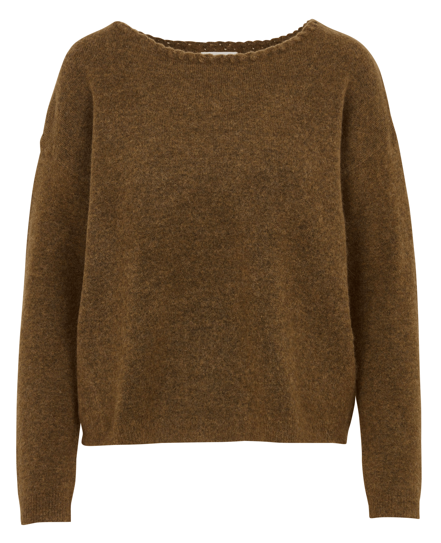 Jersey recto de mezcla de lana MAISON 123