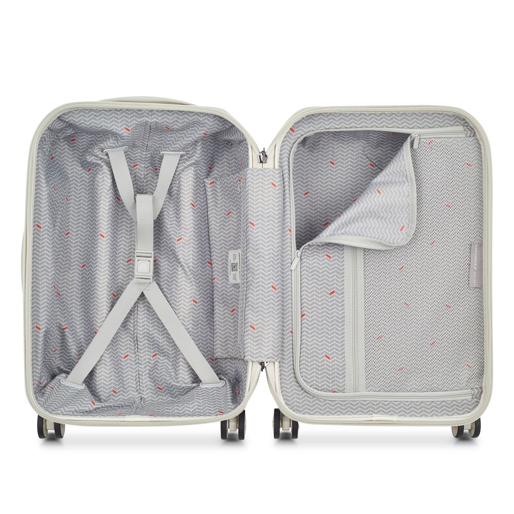 Rigid cabin suitcase DELSEY PARIS White