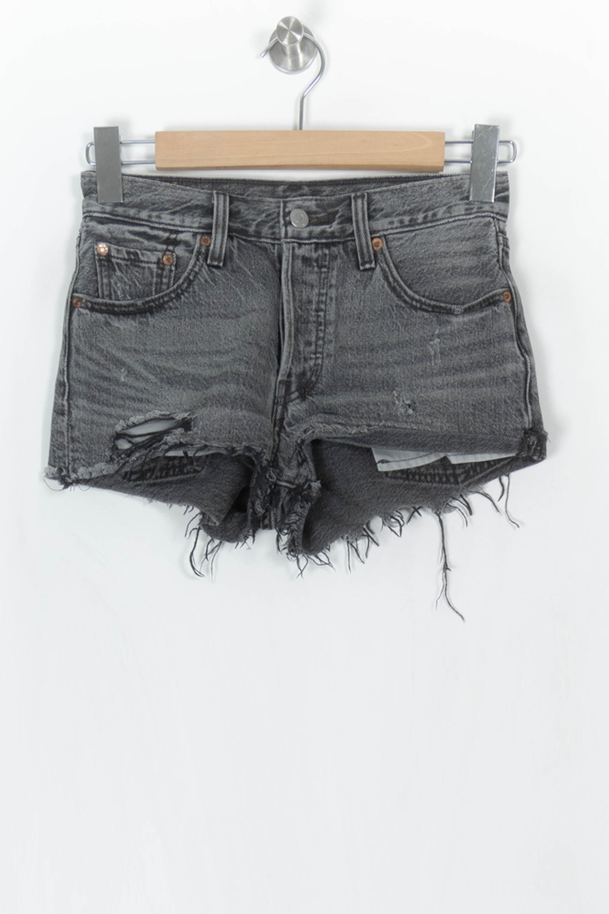 Denim shorts LEVI'S - Seconde main Grey