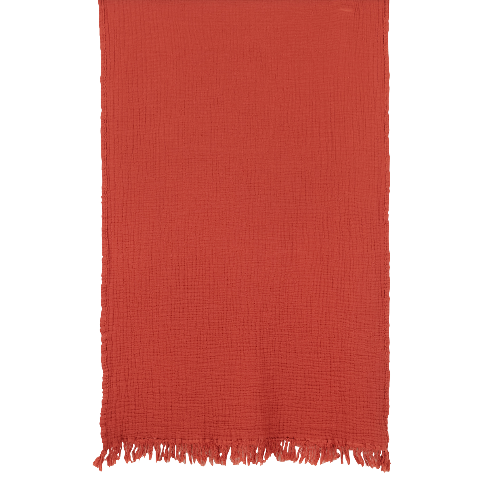 Cotton gauze scarf BrownBED AND PHILOSOPHY