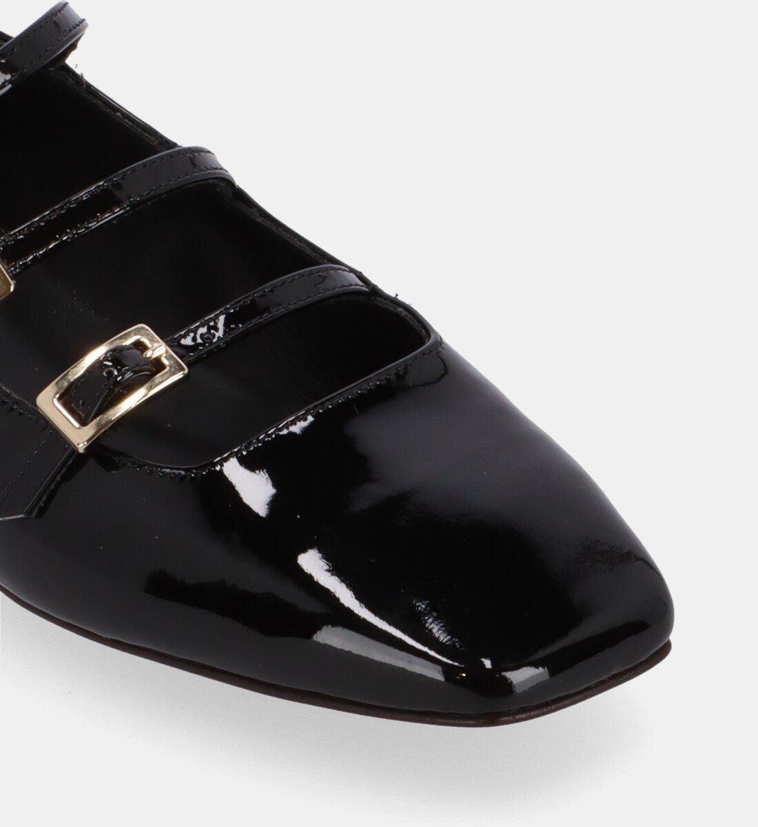 Ballerines mary jane en cuir ALOHAS Noir