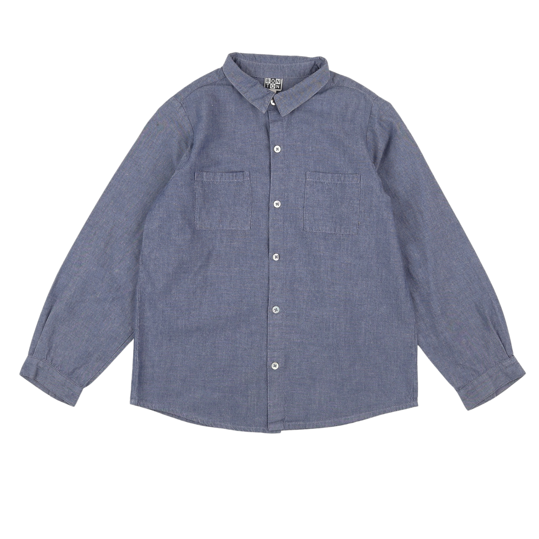 Blue children's shirt - 10 years BONTON - Seconde Main Blue