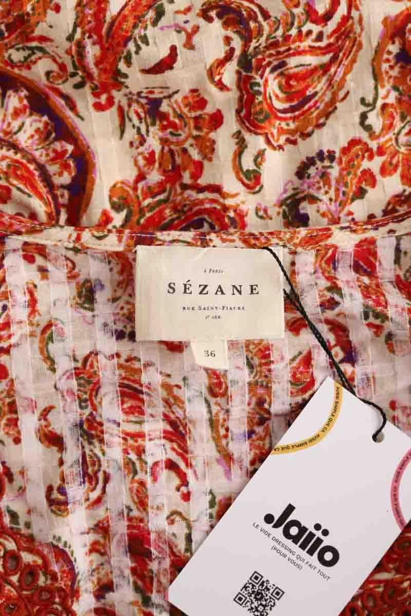Cotton blouse SEZANE - Seconde main Multicolored