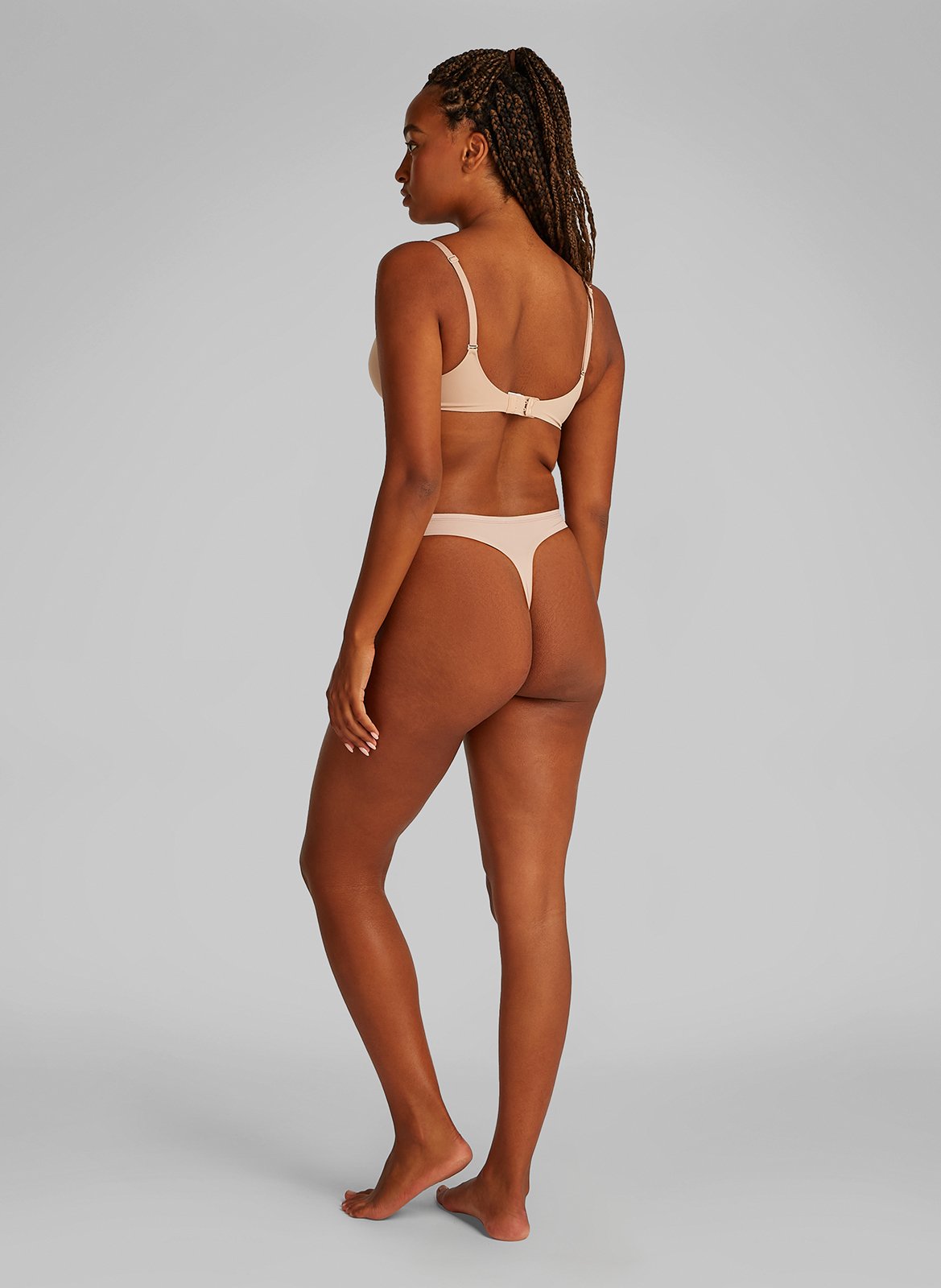 String uni CALVIN KLEIN UNDERWEAR Marron