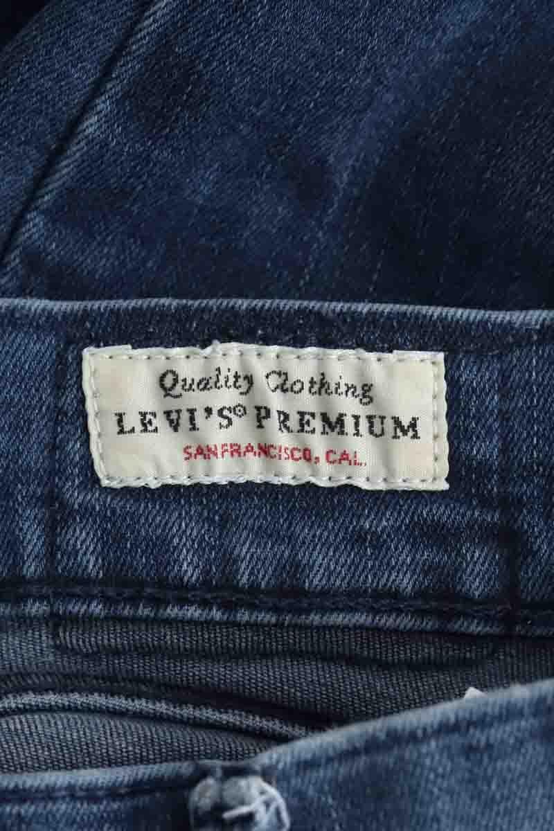 Cotton skinny jeans LEVI'S - Seconde main Blue