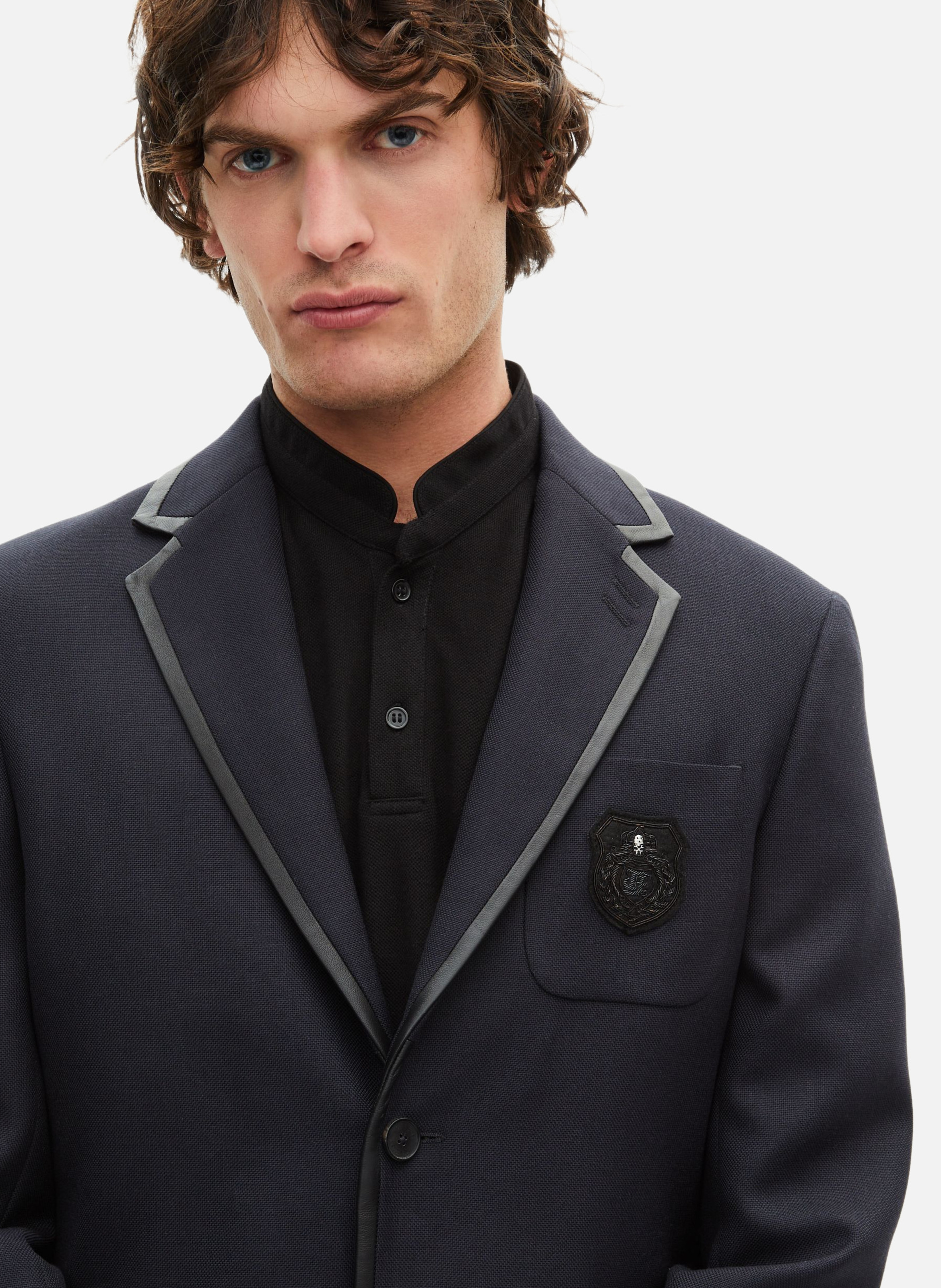 Wool-blend jacket THE KOOPLES Blue