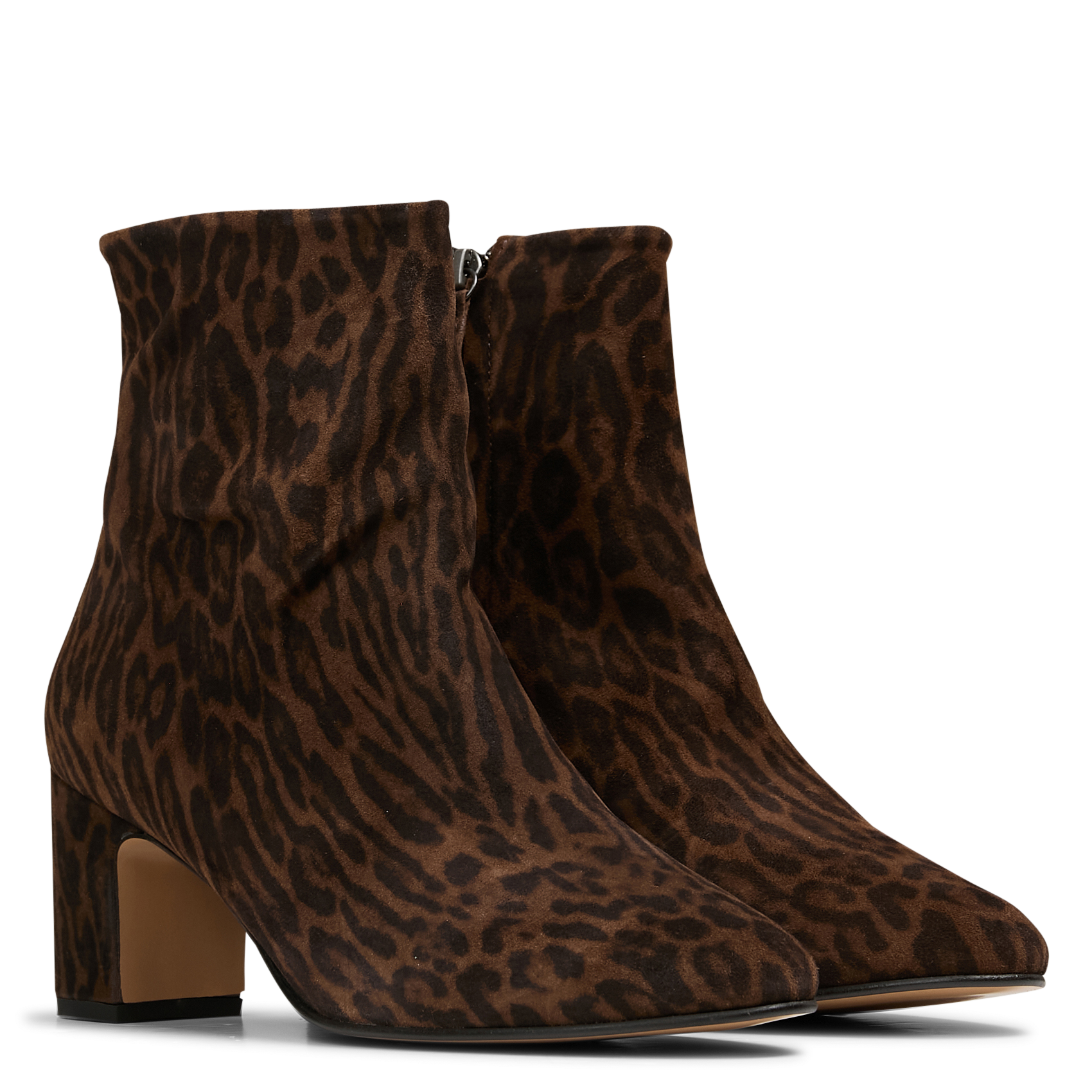 Bottines en cuir léopard ANONYMOUS COPENHAGEN Marron