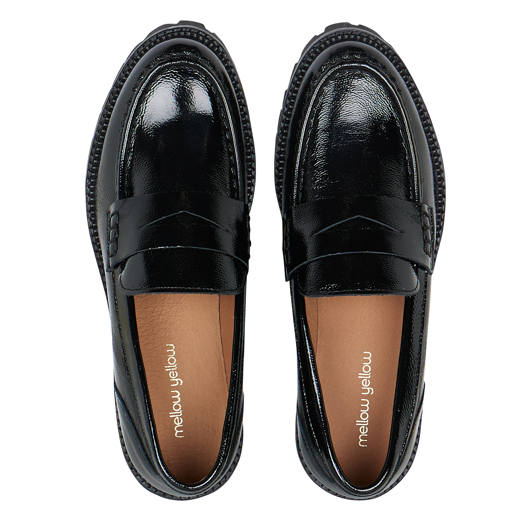 Mocassins en cuir MELLOW YELLOW Noir