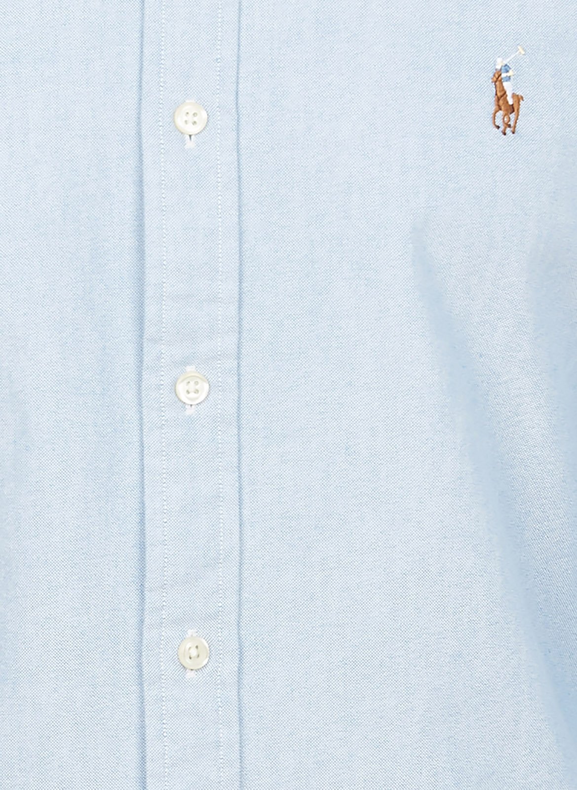 Slimfit-Hemd aus Oxford-Baumwolle mit Button-down-Kragen und Pony Player POLO RALPH LAUREN Blau