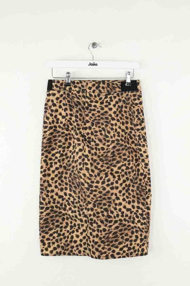 Cotton mini skirt MAKE MY LEMONADE - Seconde Main Brown