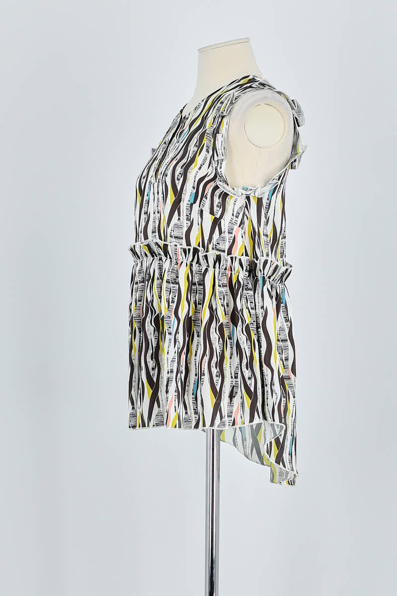 Azawood sleeveless top HEIMSTONE - Seconde Main White