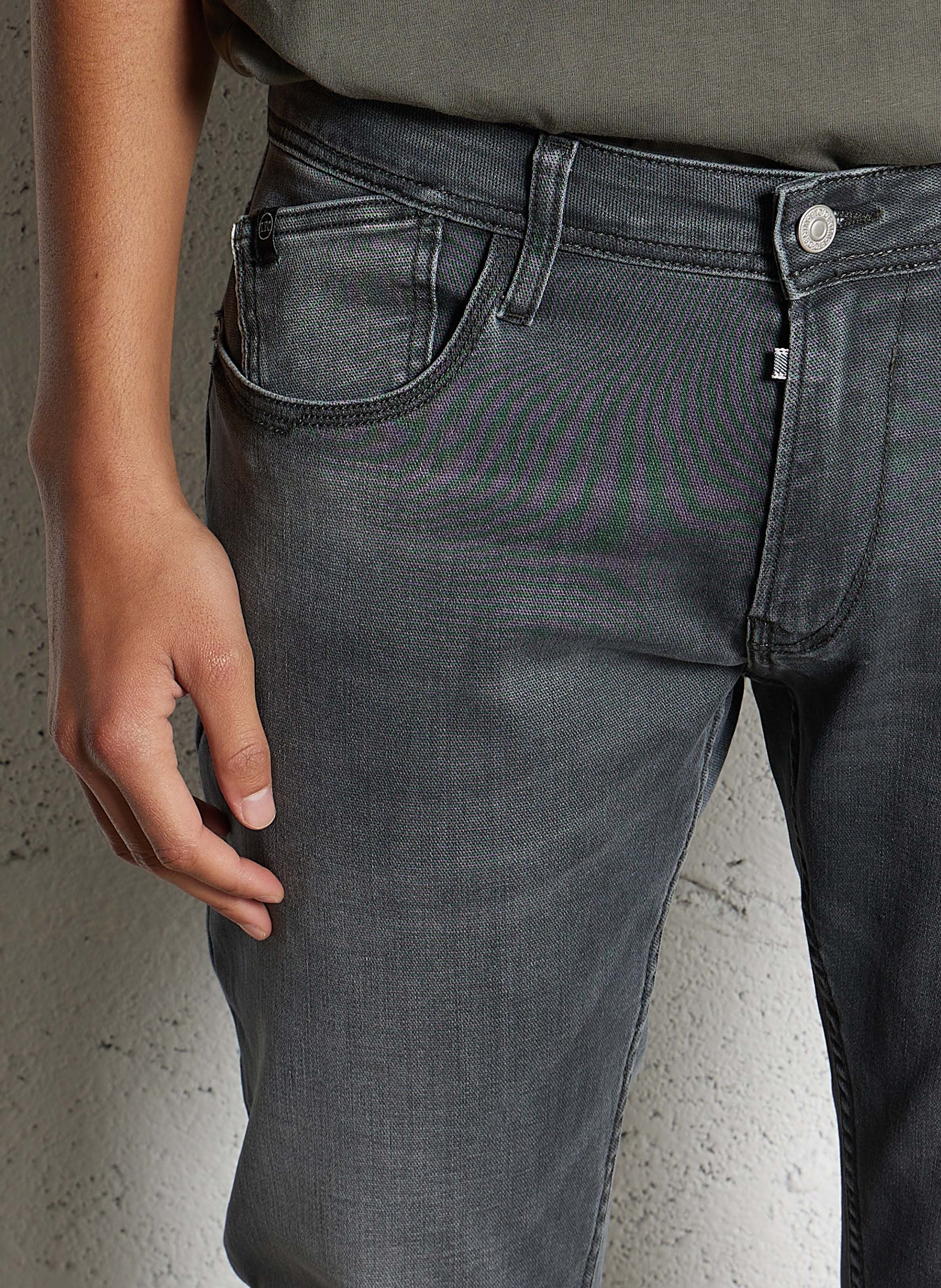 Jeans aderenti in misto cotone LE TEMPS DES CERISES Grigio